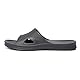 HEVA Dusch-Hausschuhe, Slide-Sandalen, Herren, offener Zehenbereich, Badezimmer, Strand, Innen- und Hausschuhe, Dunkelgrau, 45 EU