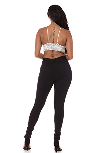 Aphrodite High Waisted Jeans for Women - High Rise Stretch Skinny Womens Knee Distressed Ripped Jeans3