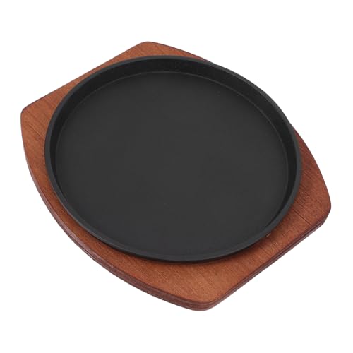 FUNOMOCYA 1Pc Non Stick Stovetop Grill Pan Bbq Griddle for Induction Cooker for Cooking Steak Sausages and Vegetables Camping