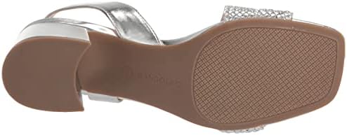 Bandolino Women's Mizzys2 Heeled Sandal, Silver 040, 8.5 | Image 3
