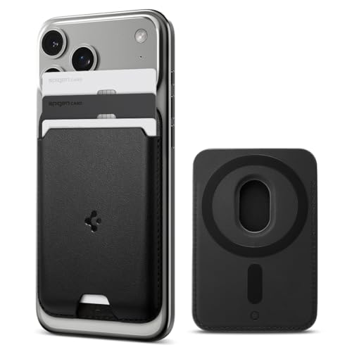 Spigen Valentinus MagFit Magnetic Card Holder 2/3 Cards Compatible with iPhone 16/15/14/13/12 Models Magsafe Wallet