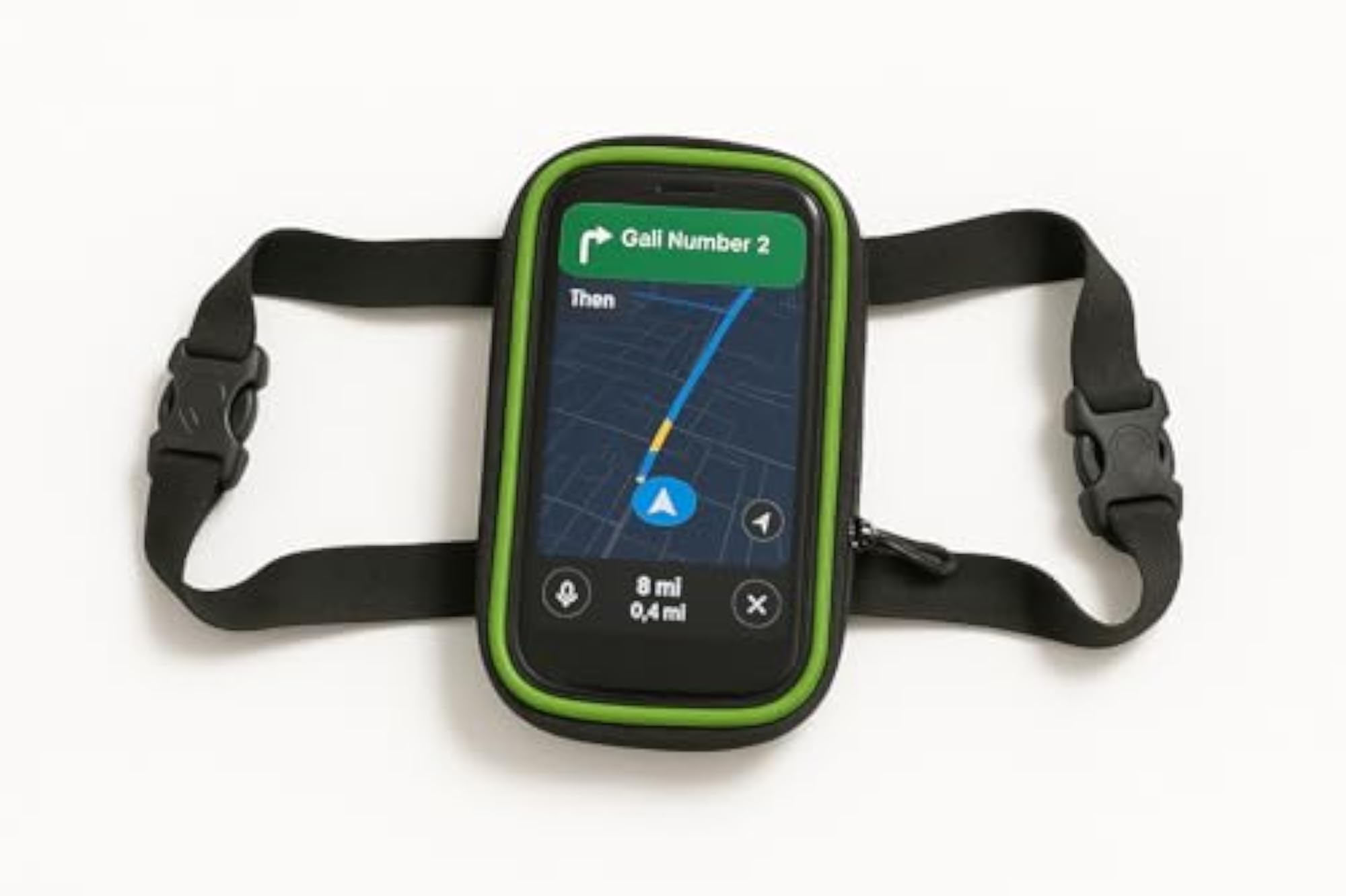 Waterproof Waist Bag with Clear Touch Screen Phone Pouch, Black
