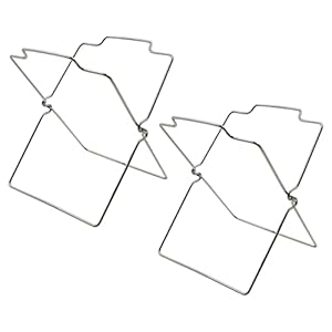 Müllsackständer Klappbar Müllbeutelhalter Küchenarbeitsplatten Müllsackhalter – Tragbar Müllbeutel Halter aus Metall, zum Aufhängen von Abfälle, für Küche Wohnzimmer Camping Picnick Garten. 2 Stück