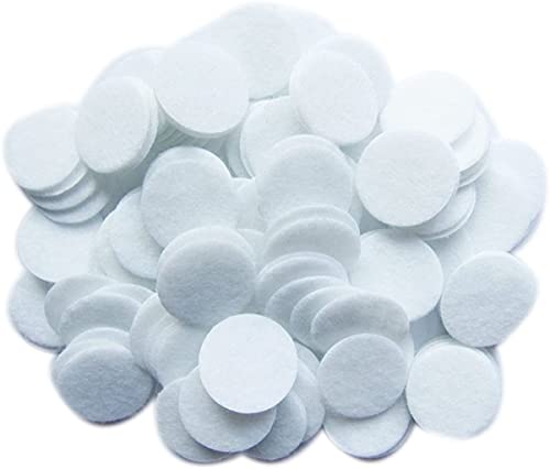 Image of YYCRAFT 3 /4 inch White Hard Wool Felt Circles for Craft Project-300pcs 3 /4inch(20mm)