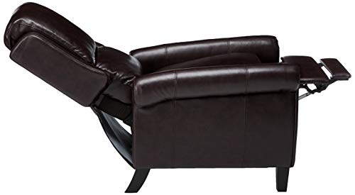 Sillón reclinable piel sintética Borgoña miniatura 5