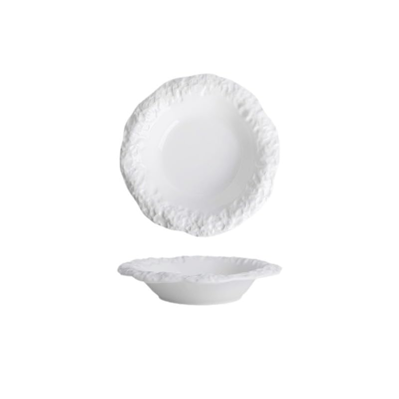 Talerze obiadowe wzór skały ceramiczny talerz obiadowy gospodarstwo domowe głębokie naczynie kreatywny hotel restauracja sałatka zestaw obiadowy (L)