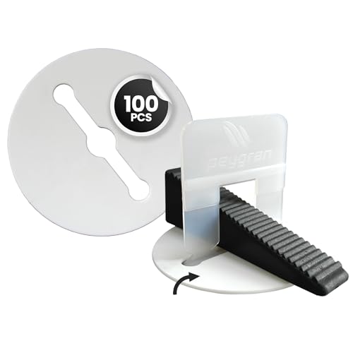 PEYGRAN Tile Leveling System - Reusable Protection Plate - Protect The Sensitive Tile and Stone Surface During Installation | Tile Leveling and Spacer System