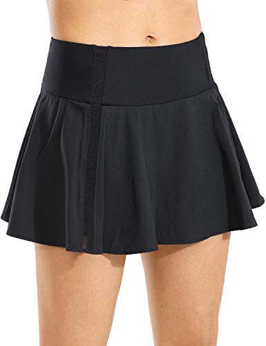 CRZ YOGA Women's Quick Dry High Waisted Tennis Skirt Pleated Sport Athletic Golf