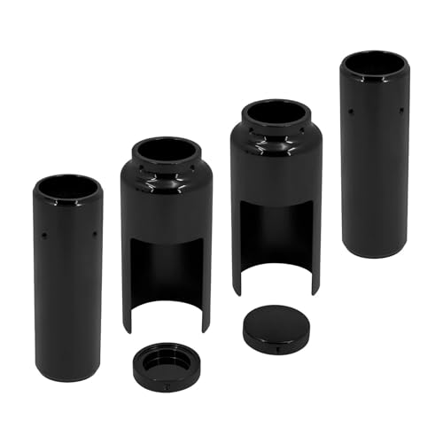 Kit tapas tubo horquilla delantera de goma premium para acabados limpios en Harley Dyna 06-17