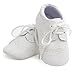 XWANZI Newborn Girls Slippers Low Cut First Walkers PU Laces Design White Classical Casual Fashion Baby Slippers 6-12 Months