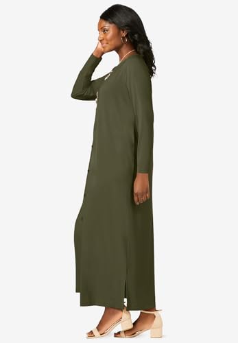 Jessica London Women's Plus Size 2-Piece Stretch Knit Duster Set2