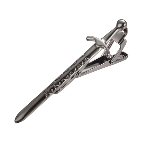 Image of Yoursfs Vintage Scottish Sword Tie Clips for Men Personalised Tie Clips Funny Sword Tie Bars Unique Cool Tie Pin for Men's Jewelry