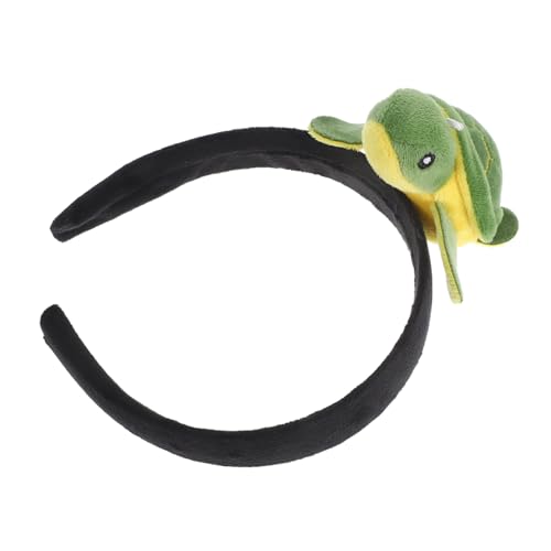 Bandeau peluche tortue de mer doux anti-glisse pour retenir cheveux sans douleur