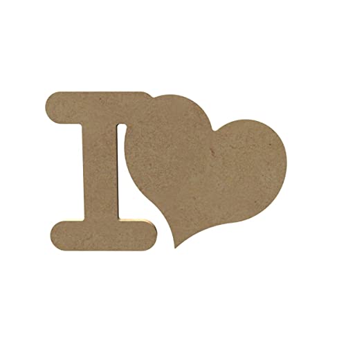 Le Géant de la fête Aladine - Gomille I Love - Support en Bois à Peindre et Décorer - Idéal Déco Intérieure, Chambre, Anniversaire - Bois Naturel 100% Français - 15cm