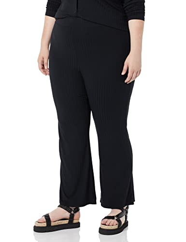 Amazon Essentials Women's Wide Rib Flared Ankle Pant (Previously Daily Ritual)4