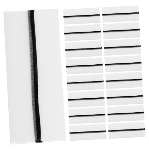 Abaodam 40個 自己粘着式まげテープ ブラックアイライナー付き まげエクステ用接着剤ストリップ 強力接着で自然な仕上がり さまざまな目の