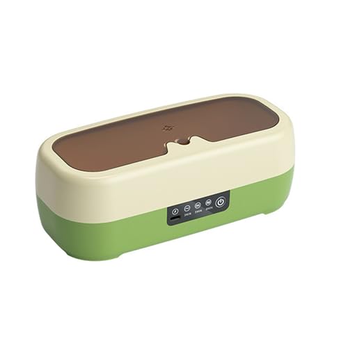 Tuesoa Máquina Limpiadora de Joyas Ultrasónica para Limpieza de Gafas, Baño de Limpieza Ultrasónico de Alta Frecuencia para Lavado de Joyas