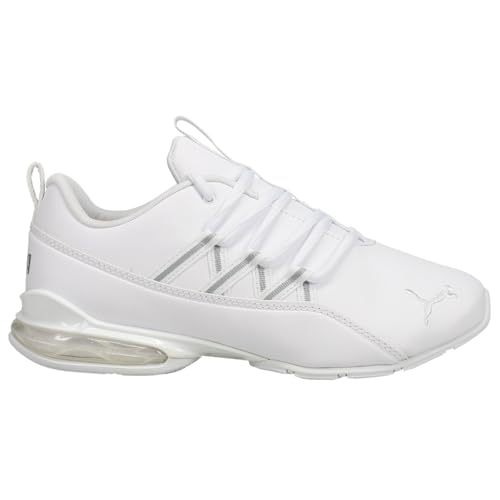 PUMA Womens Riaze Prowl Metal Wide Running Sneakers Shoes - White