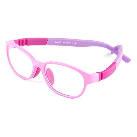 Cyxus Kids Blue Light Blocking Glasses Computer Game Spring Hinges Eyeglasses for Boys Girls Age 6-15 Cover