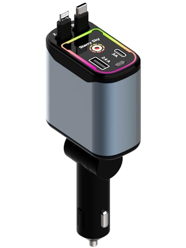 SHINTAYL 120W �ԍڏ[�d�� 4-in-1 �V�K�[�\�P�b�g 4�䓯���[�d�\ �}���[�d ������莮�[�d�P�[�u��2�{80cm�t��iPhone/Android/iPad/PC/�J����/�Q�[���@/���̑��@��Ή� (�X�^�[���C�g + USB C + IO