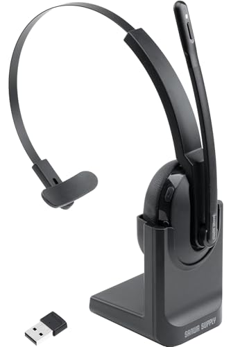 サンワ コールセンター向けBluetoothヘッドセット Amazon.co.jp: サンワダイレクト ヘッドセット ワイヤレス 充電