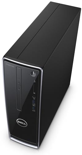 Image of Dell Inspiron 3268 Premium High Performance Small Desktop Pc, Intel Core I3-7th Gen, 4Gb Ddr4 Ram,1Tb Hdd,Dvd /Cd+ /-Rw,Windows 10, Black-With Monitor