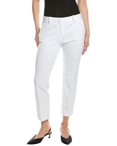 Theory Womens Treeca Pant, 4, White