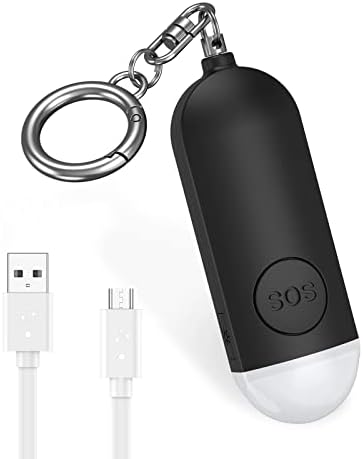 Brifit Personal Alarm - 130dB LED Flashlight Police-Approved Pani...