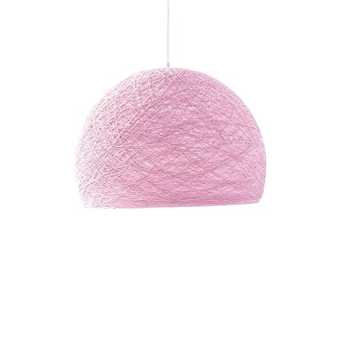Lampe HALF SPHERE rose une suspension haut de gamme façonnée à la main