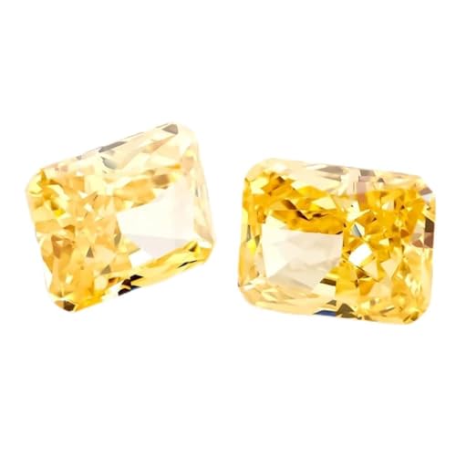 6X8-7X9mm OctangleˍӂӐΕXؒfꂽɂcz5aL[rbNWRjA No. 05 Light Yellow 6x8mm 10pcs