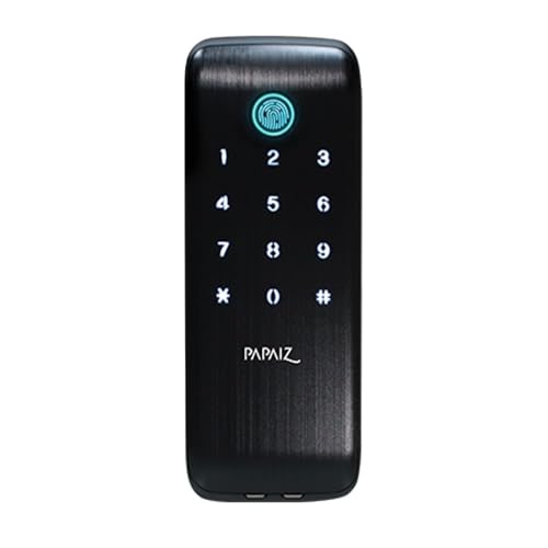 Fechadura Digital SL125B Com Biometria De Sobrepor Resistente A Maresia