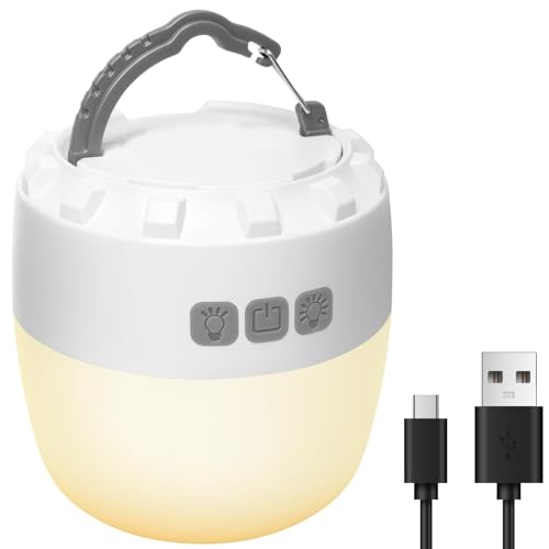 NALACAL LED Camping Lantern Rechargeable 5200mAh, Camping Lights with 4 Modes, Tent Lights Up to 150H LED Lanterns for Power Outages IPX5 Waterproof Emergency Lantern for Outages, Outdoor, Fishing