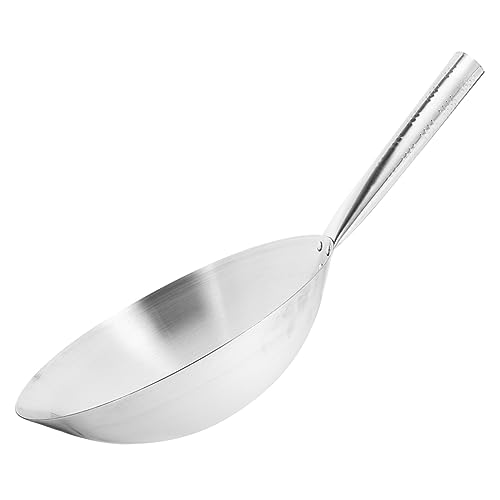 Wok de Acero Inoxidable MAGICLULU con Mango Ergonómico miniatura 1