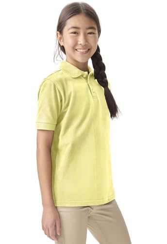 Image of Classroom School Uniforms for Boys and Girls Short Sleeve Pique Polo