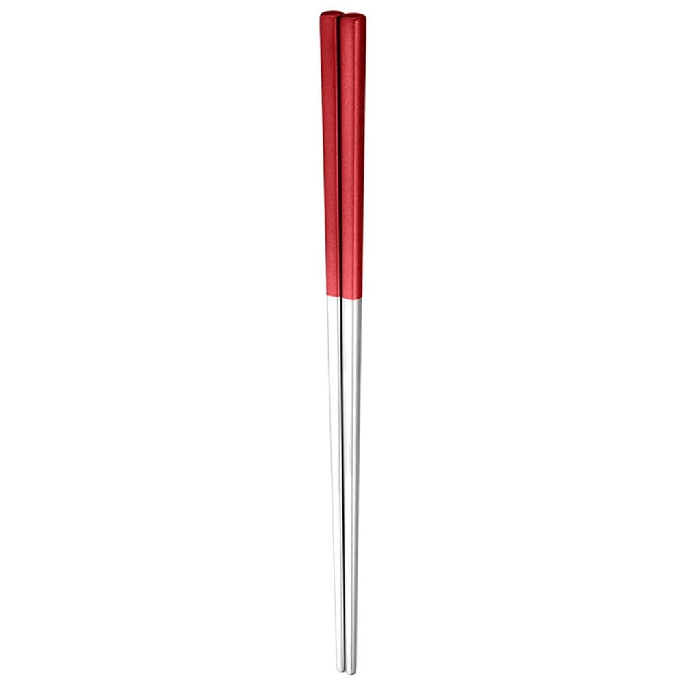 Bacchette Bacchette in acciaio inossidabile quadrate in metallo per L'uso Quotidiano(Colour 6)