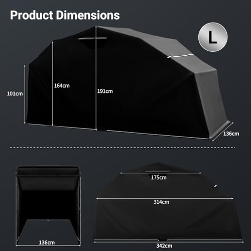 IRILIA Motorcycle Storage Shelter Shed