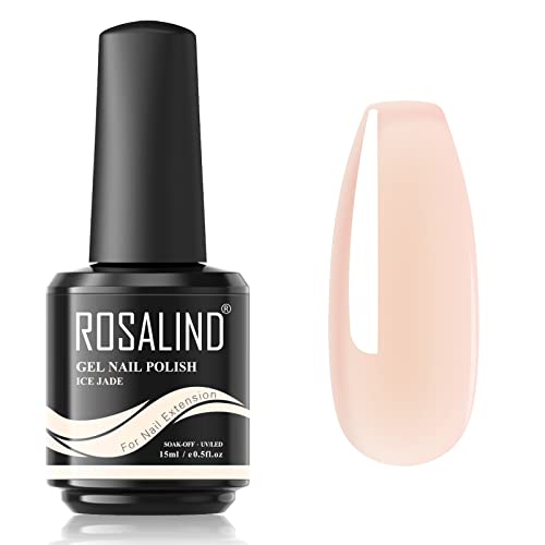 ROSALIND Gel Constructor Uñas Desnudo, 15ml 7 in 1 Buider Nail Gel para Reparación Extensión Reconstrucción Decoración de Uñas, Pintauñas Semipermanentes Principiantes y Profesionales
