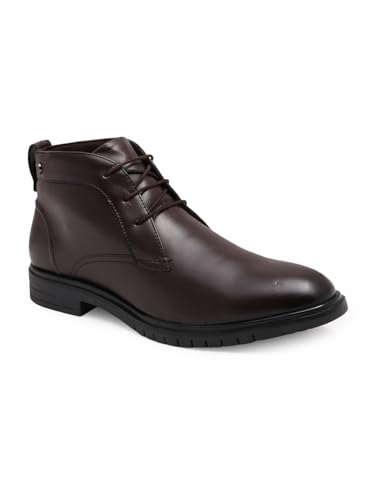Image of Carlton London Men's Chelsea Boots With Lace-Up Round Toe Casual Boots, Party Use