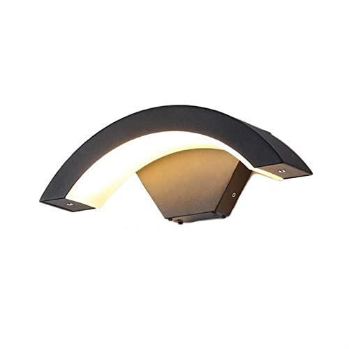 Torcia Nera - Lampada Da Parete Nera, Vetro Trasparente - Foto 2