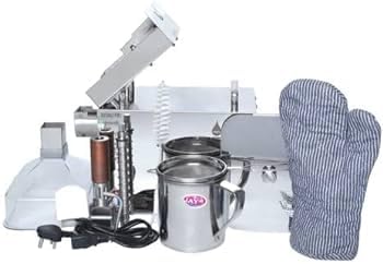 Stainless Steel Domestic Oil Extractor 400W 3-4kg per hour Cold Press Oil Expeller for Home Set of -1 PC