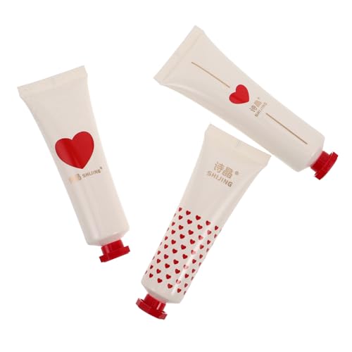 CRILSTYLEO 3 Piezas crema de manos mini loción crema para manos cremas de manos para mujeres loción de manos para el baño loción de manos para mujeres loción corporal tamaño viaje pegar