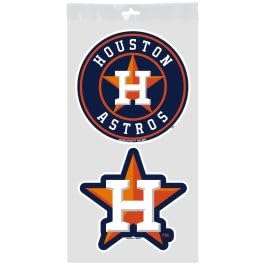 Sticker fenêtre Houston Astros 10x18 cm autocollant vinyle sport