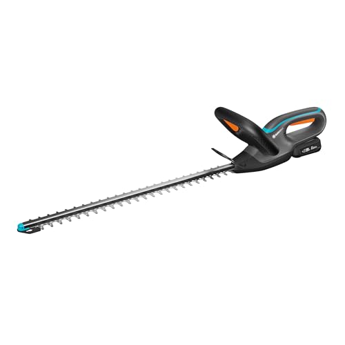 Gardena Taille-Haies EasyCut 55-18V P4A Kit Taille-haie: Lames Double Action, Protecteur de Pointe...