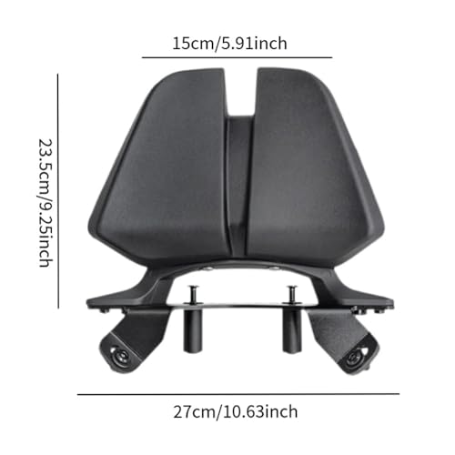 Coussin de dossier arrière moto et support de siège passager confort - 7