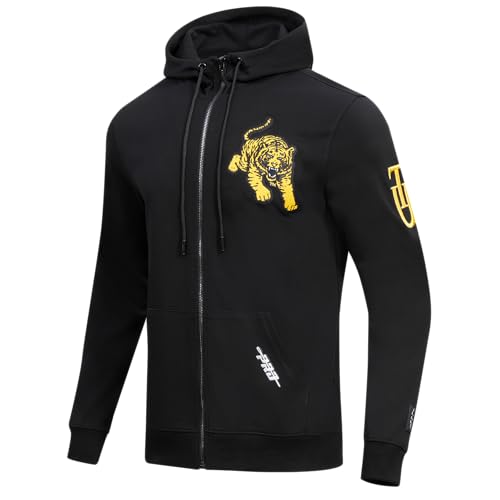 Image of Pro Standard Mens College Classic Chenille Cotton Double Knit Full Zip Hoodie