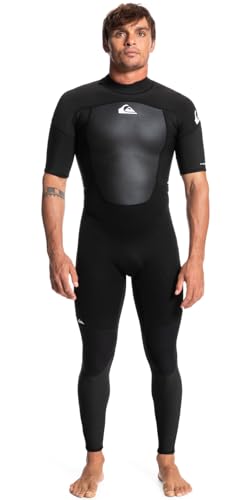 Quiksilver 2/2mm Prologue   Traje de Surf de Primavera con Manga Corta y Cremallera en la Espalda para Hombre