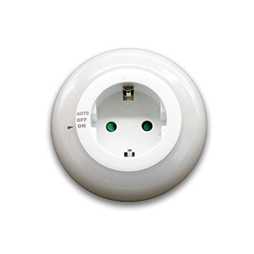 Unitec41677 Nightlight Adapter Plug Colour-Changing LED Circular [Continental Plug Socket]