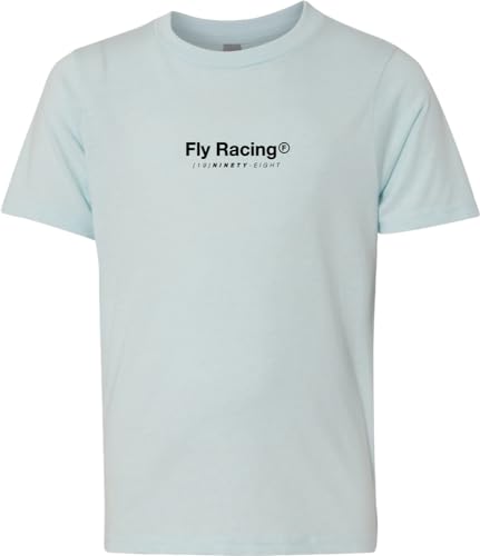 Fly Racing 354-0325YL Youth Fly Lost Tee Ice Blue Yl
