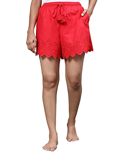 Image of B STORIES Women's Ultra-Soft Printed 100% Viscose Culotte Shorts | Soft Casual High Waist Lounge Shorts | Girls Ladies Stylish Quirky Casual Summer Beach Bottoms (S-XXL)