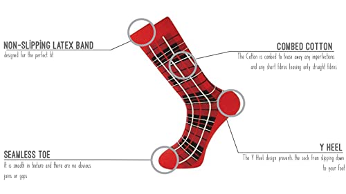 Mysocks Men Socks Tartan Design Checked Socks3
